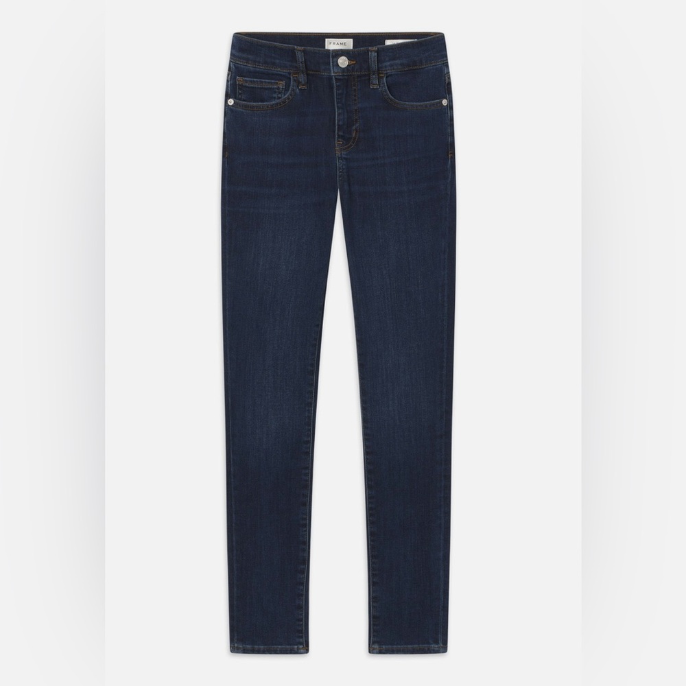 Frame Le High Skinny Dark Blue Denim Jeans 27